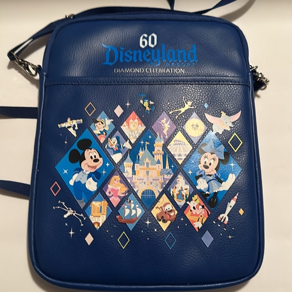 DISNEYLAND RESORT DIAMOND CELEBRATION 60TH ANNIVERSARY CROSSBODY - Picture 3 of 4